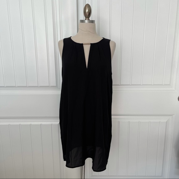 Forever 21 Black Trapeze Mini Dress